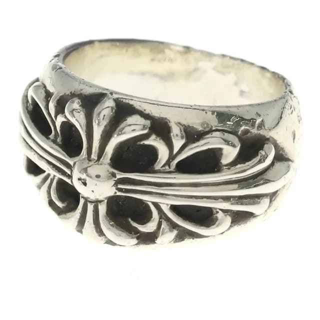 Chrome Hearts Flrl Floral Cross Ring Silver in Silver from The Reluxe, photo 1 of 1