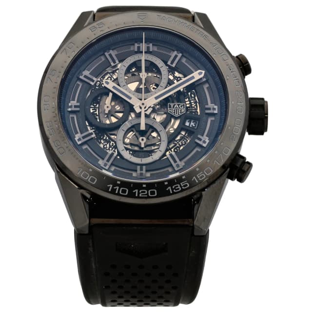 TAG Heuer Carrera CAR2A90 46mm Ceramic Watch in Ceramic from H&T, photo 1 of 1