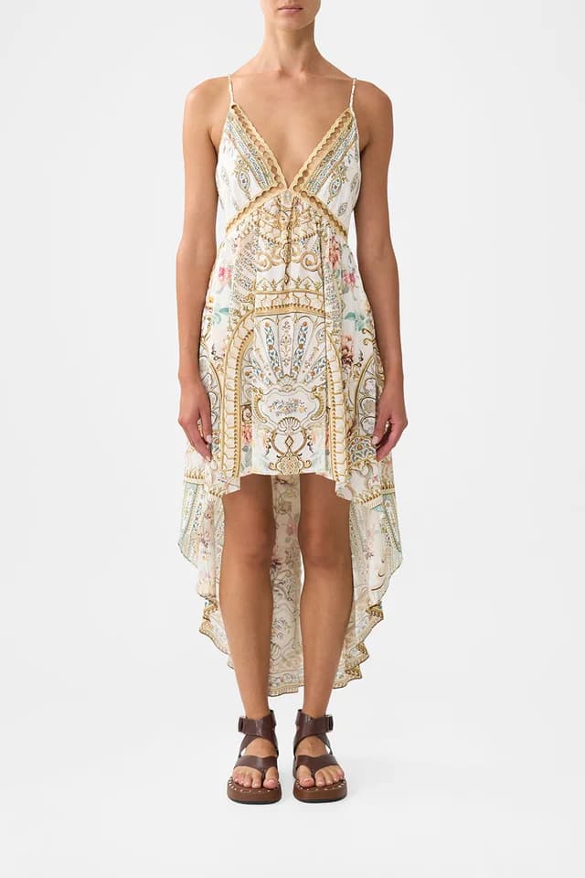 Camilla eBoutique STRAPPY HIGH LOW DRESS WITH POCKETS OTTOMAN DYNASTY, image 1 of 1 from CAMILLA