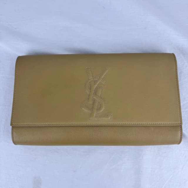 Saint Laurent Belle de Jour Clutch Bag in Calfskin leather from Reowned, photo 1 of 1