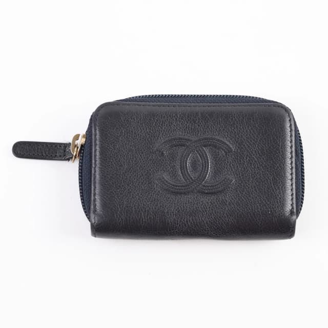 Chanel Zippy Coin Purse Black in Black Leather from The Purse Affair, photo 1 of 1