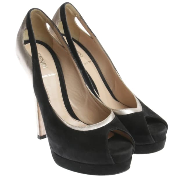 Fendi Peeptoes EUR 37 Schwarz in Schwarz from Buddy And Selly, photo 1 of 1