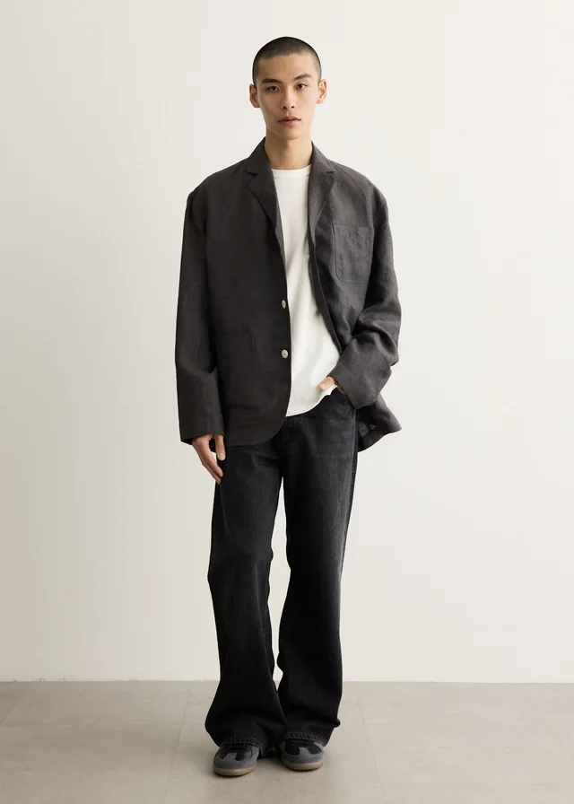 Jacquemus La Veste Pastro in DARK GREY 970, image 1 of 1 from Incu