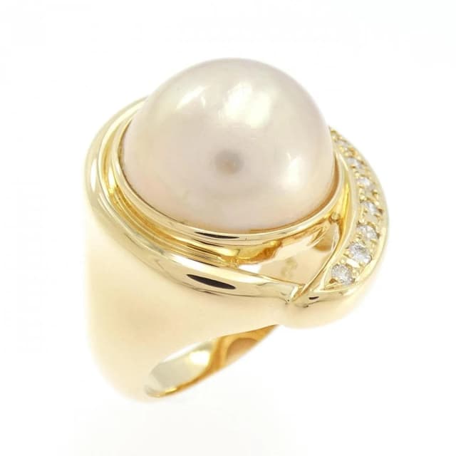 Tasaki Mabe Pearl Ring in 18k yellow gold from KOMEHYO, photo 1 of 1