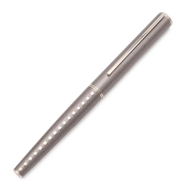 Louis Vuitton Jet Ligne Ballpoint Pen Cap Type Silver Gray Black in Black from The Reluxe, photo 1 of 1