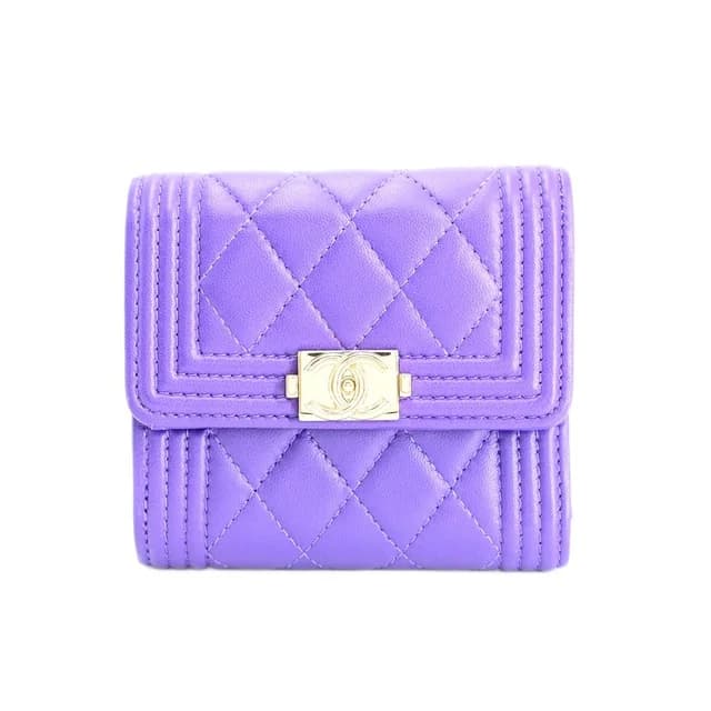 Chanel Medium Wallet Boy Small Flap in Lambskin from The Reluxe, photo 1 of 1
