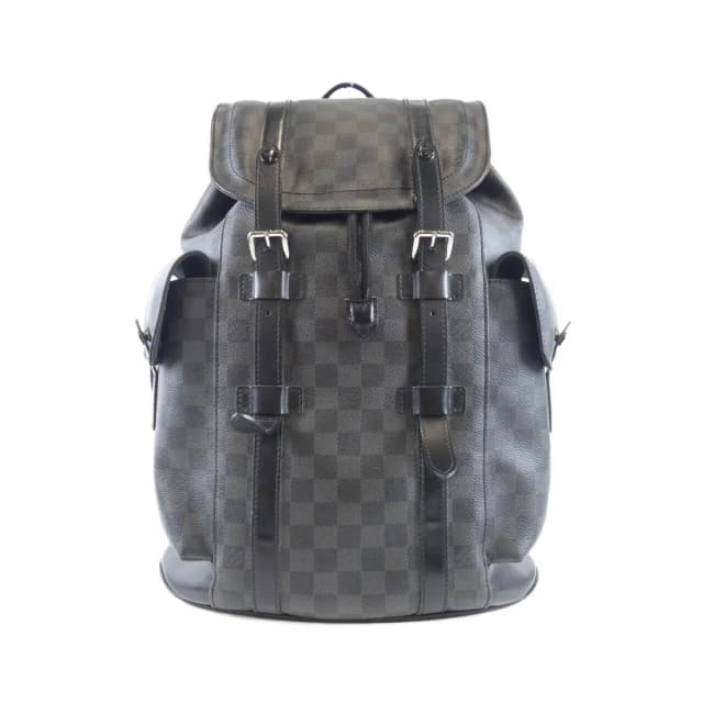 Louis Vuitton Damier Graphite Christopher MM Backpack in Grey Coated canvas from The Reluxe, photo 1 of 1