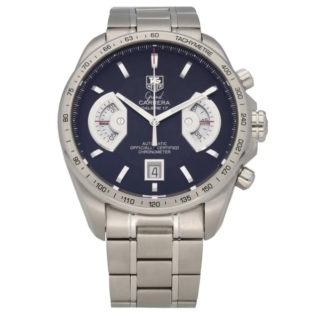 TAG Heuer Grand Carrera CAV511A 43mm Stainless Steel Watch from H&T, photo 1 of 1