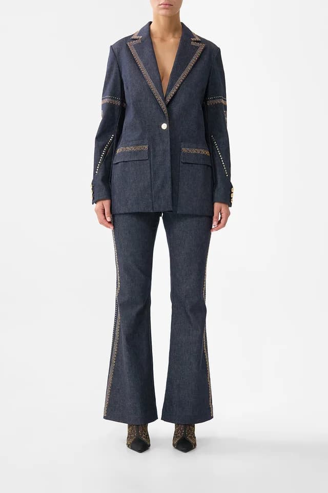 Camilla eBoutique JACKET WITH SLEEVE CUT OUT DETAIL NOTES FROM THE BLUE ROOM, image 1 of 1 from CAMILLA