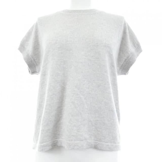 Hermès Lift Knit Top Gray in Grey Cashmere from The Reluxe, photo 1 of 1