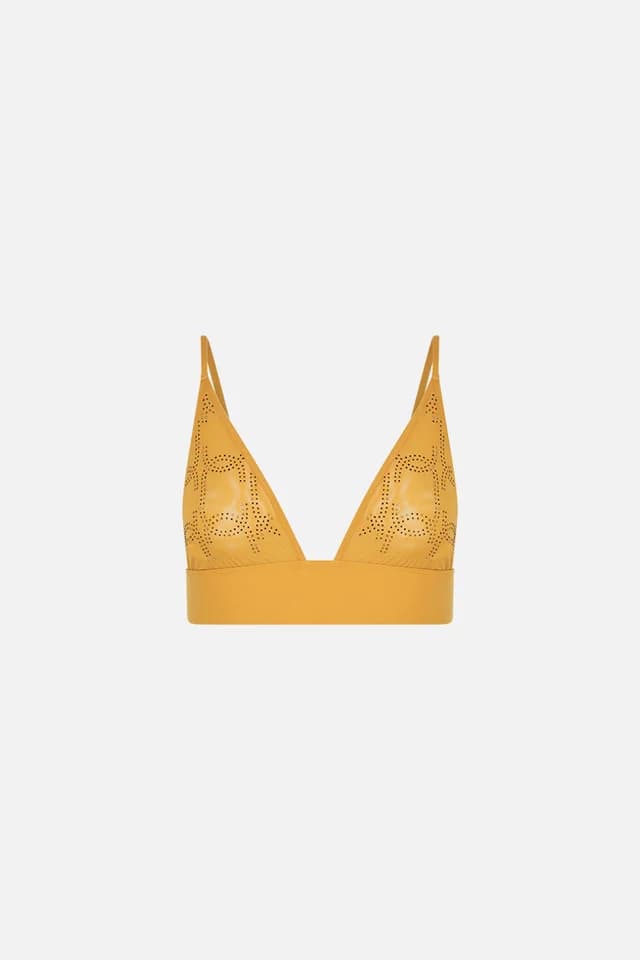 Camilla eBoutique MESH SOFT PULL ON TRI BRA GOLD, image 1 of 1 from CAMILLA