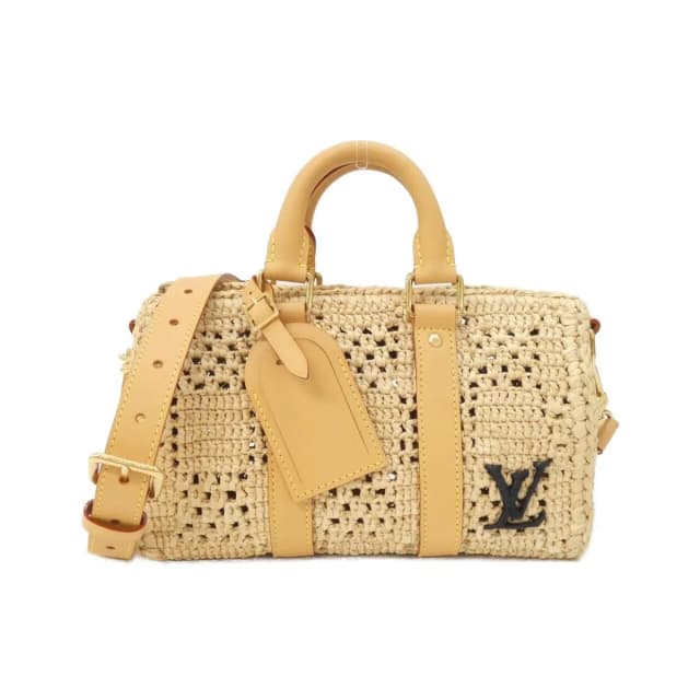 Louis Vuitton Damier Raffia Keepall Bandouliere 25 Boston Bag in Raffia from The Reluxe, photo 1 of 1