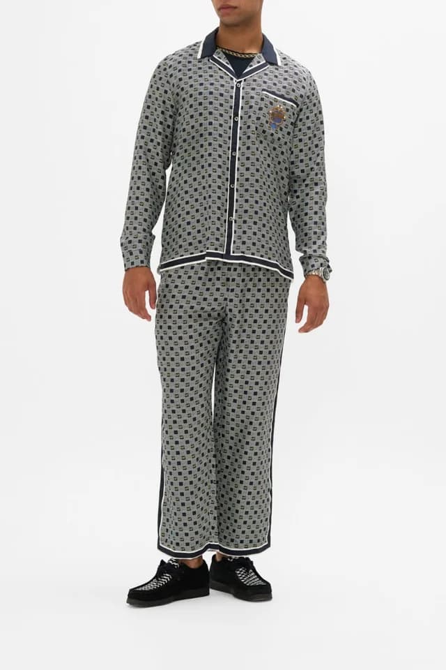 Camilla eBoutique LONG SLEEVE CAMP COLLARED SHIRT RIDDLE OF THE SPHINX, image 1 of 1 from CAMILLA