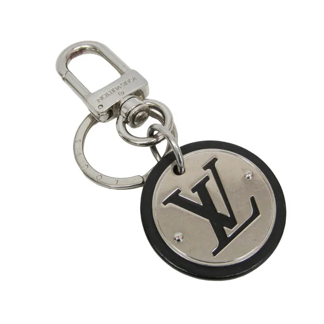Keychain LV Circle M67362 Keyring (Silver,Black) in Black/Silver Metal from Elady, photo 1 of 1