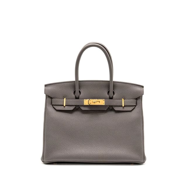 Hermès Birkin 30 Togo Gris Etain RGHW Stamp D in Taupe Togo leather from EMIER, photo 1 of 1