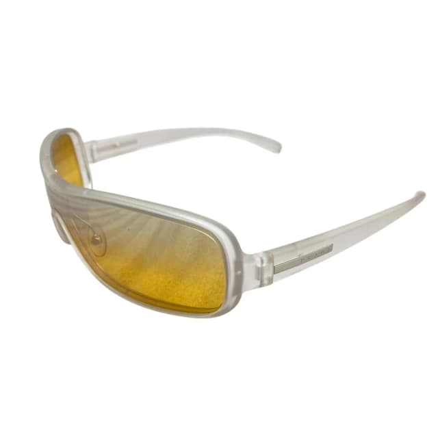 Prada Sunglasses Brown Yellow Eyewear in Brown from The Reluxe, photo 1 of 1