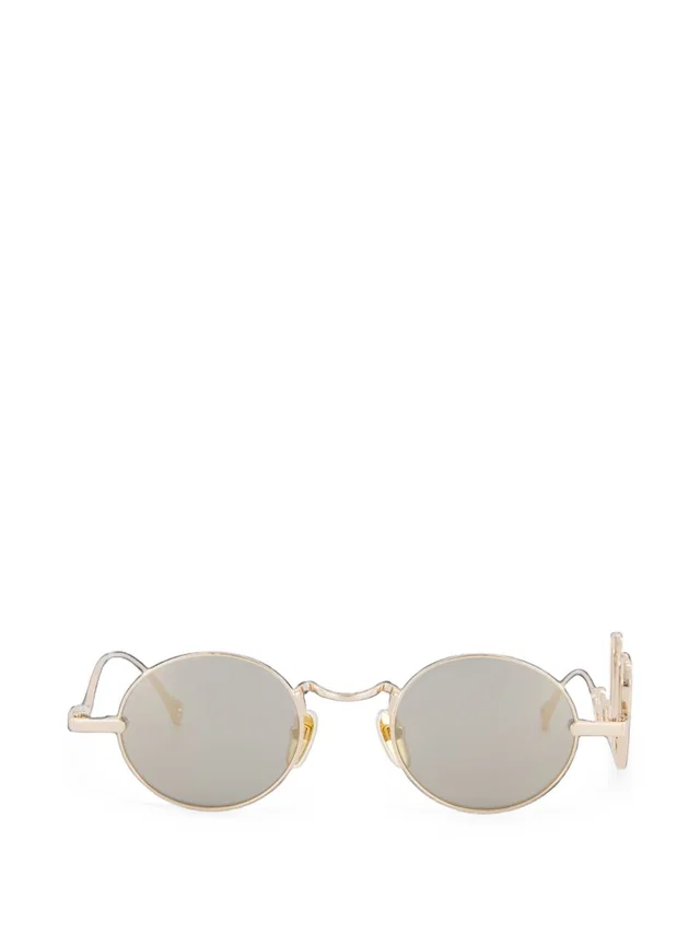 Chloé Gold-Tone Metal Oval Sunglasses — Gold in Gold from HEWI, photo 1 of 1