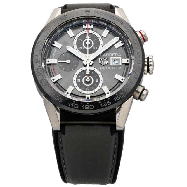 TAG Heuer Carrera CAR201W-0 43mm Stainless Steel Watch from H&T, photo 1 of 1