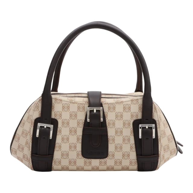 Loewe Canvas Sendra handbag Light beige / dark brown from VINTAGE QOO TOKYO, photo 1 of 1