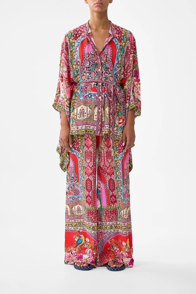 Camilla eBoutique BUTTON THROUGH SCARF BLOUSE HEIRLOOM EMPIRE, image 1 of 1 from CAMILLA