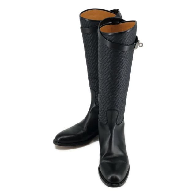 Hermès Jumping Boots Black in Black from The Reluxe, photo 1 of 1