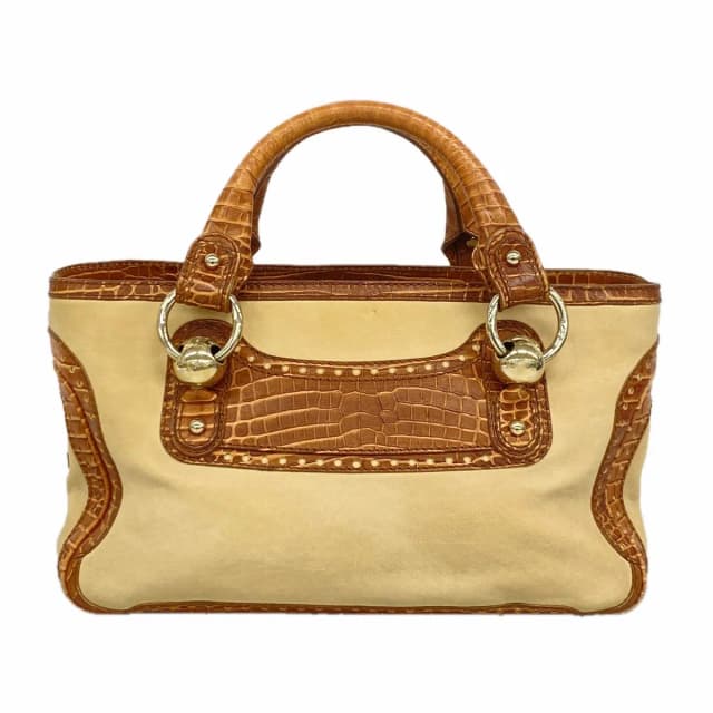 Celine Handbag Boogie Bag Leather Brown Gold in Brown Leather from The Reluxe, photo 1 of 1