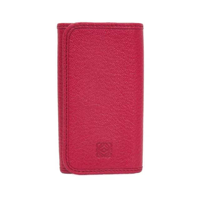 Loewe Anagram 111.08.611 Women,Men Leather Key Case Pink in Pink Leather from Elady, photo 1 of 1