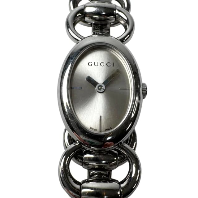Gucci 118 Tornavoni Watch Silver Quartz Oval in Silver from The Reluxe, photo 1 of 1