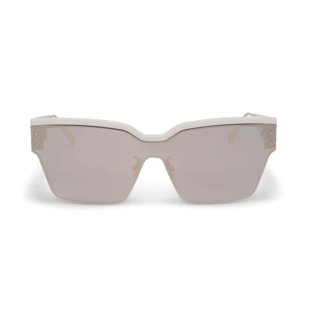 Dior DiorClub Square Shield Sunglasses in White from Blue Spinach, photo 1 of 1