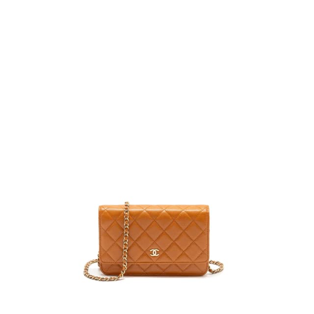 Chanel Classic Wallet on Chain Caviar Caramel GHW (Microchip) in Caviar leather from EMIER, photo 1 of 1