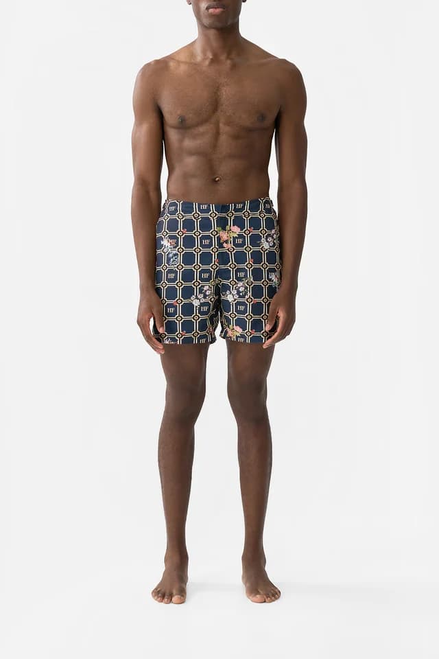 Camilla eBoutique MID LENGTH SWIM SHORT PALACIO POETRY, image 1 of 1 from CAMILLA