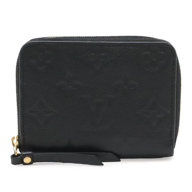 Louis Vuitton Monogram Empreinte Zippy Coin Purse Small Noir Black in Black Leather from The Reluxe, photo 1 of 1