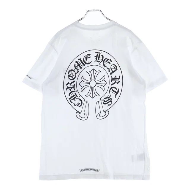 Chrome Hearts Horseshoe Short Sleeve Tee Print Pocket T-Shirt White in White from The Reluxe, photo 1 of 1