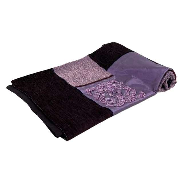 Loewe Shawl Purple Beads Wool Silk Scarf in Purple Silk from The Reluxe, photo 1 of 1