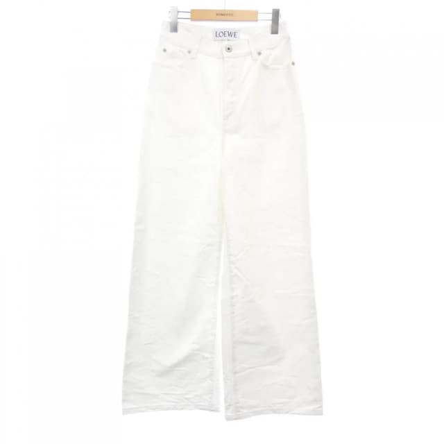 Loewe Jeans White in White Leather from The Reluxe, photo 1 of 1
