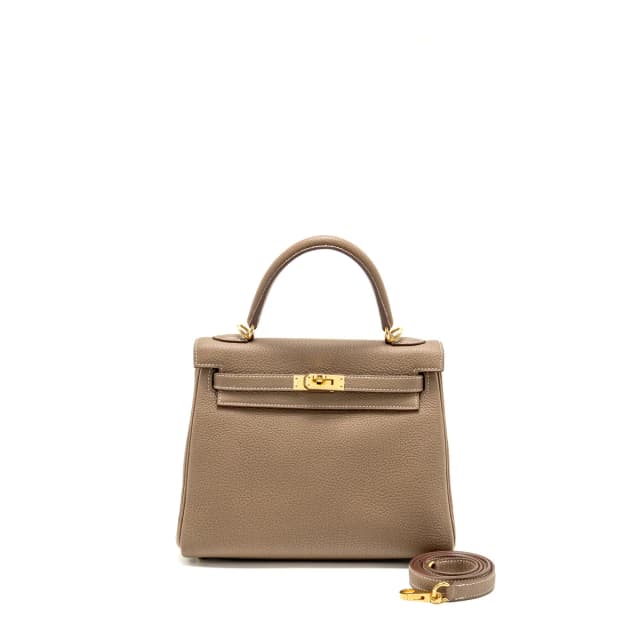 Hermès Kelly 25 Togo Etoupe GHW Stamp Z in Taupe Togo leather from EMIER, photo 1 of 1