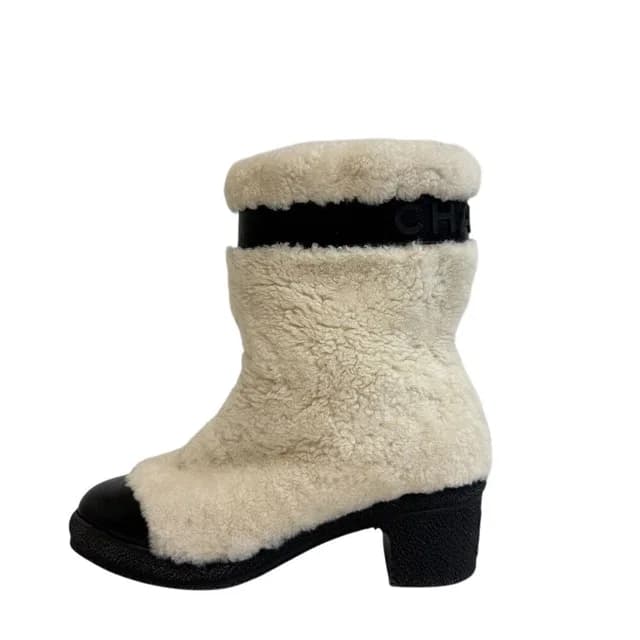 Chanel Boots White in White from The Reluxe, photo 1 of 1