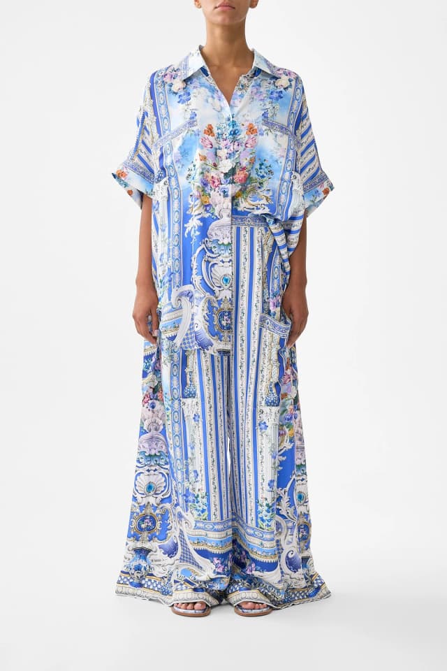 Camilla eBoutique WIDE LEG TROUSER WITH FRONT POCKETS OTTOMAN OPULENCE, image 1 of 1 from CAMILLA