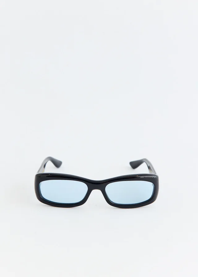 Port Tanger Saudade Sunglasses in RIF BLUE LENS, image 1 of 1 from Incu