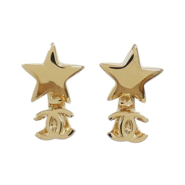 Chanel Earrings Gold in Gold from The Reluxe, photo 1 of 1