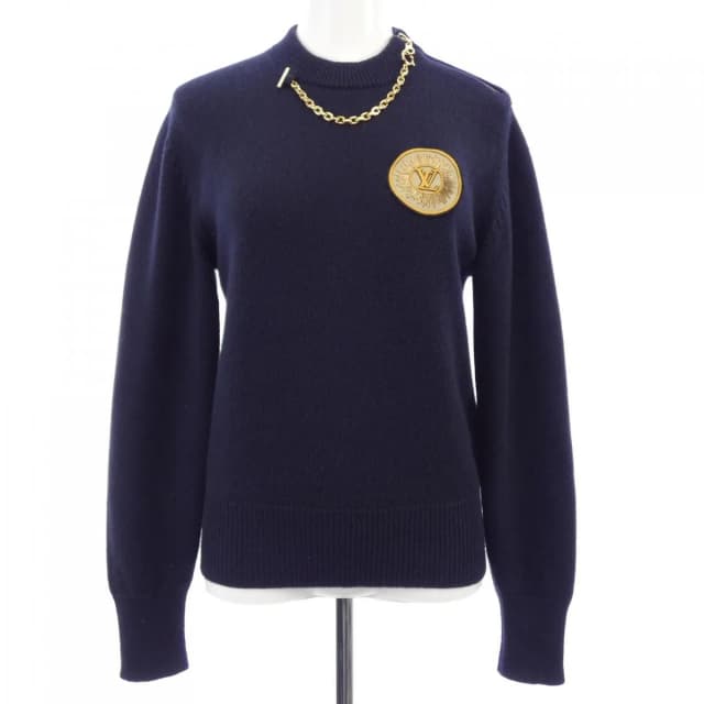 Louis Vuitton Chain Detail Patch Sweater Knit in Cashmere from The Reluxe, photo 1 of 1