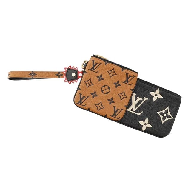 Pouch Monogram Empreinte Pochette Trio LV Crafty M Black in Black from The Reluxe, photo 1 of 1