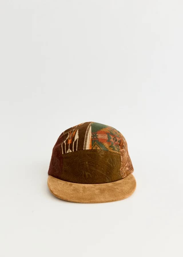 Beams Plus 5 Panel Multi Cap in Brown 26, image 1 of 1 from Incu