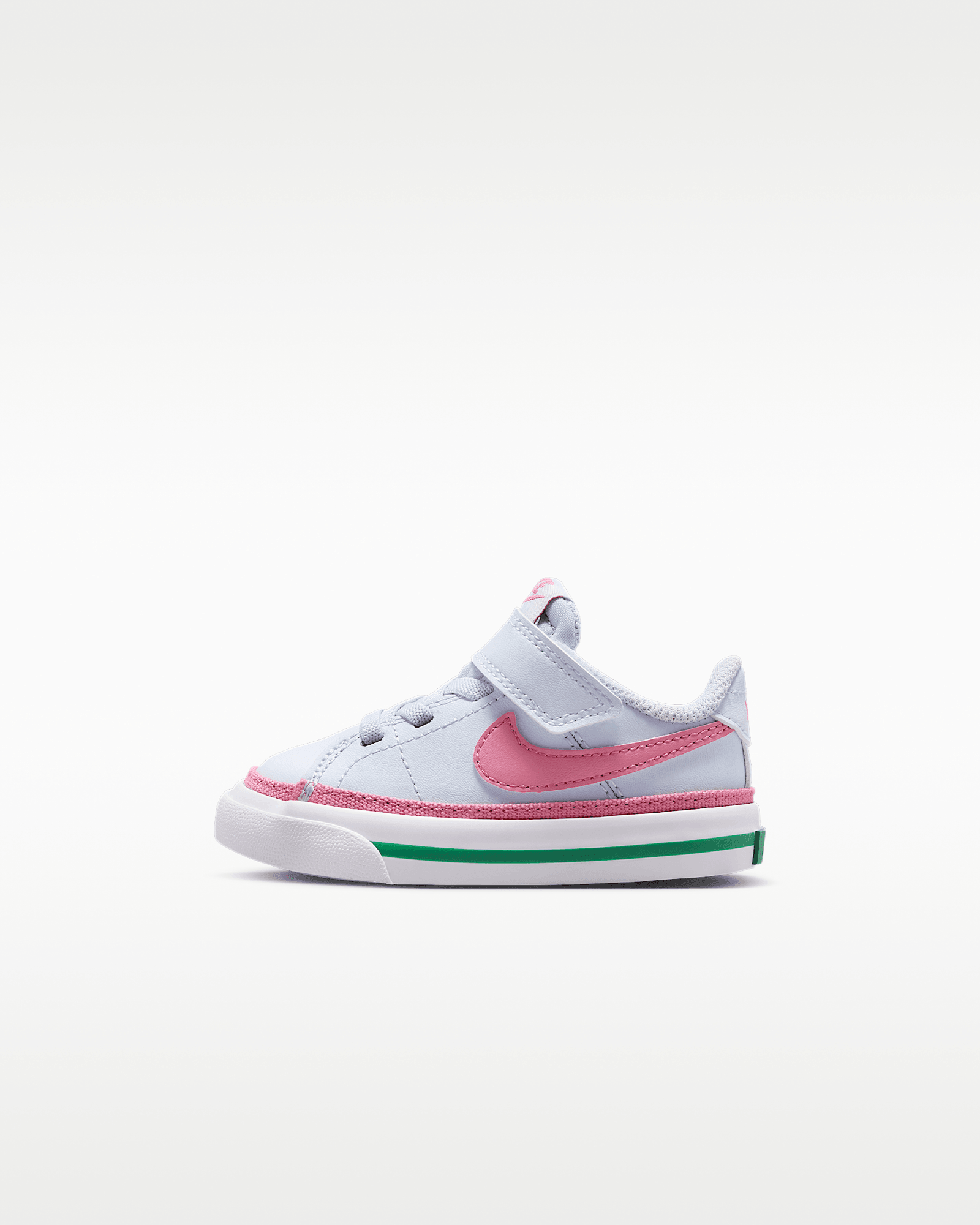 Nike Court Legacy in Football Grey/White/Malachite/Peony, image 1 of 1 from Nike