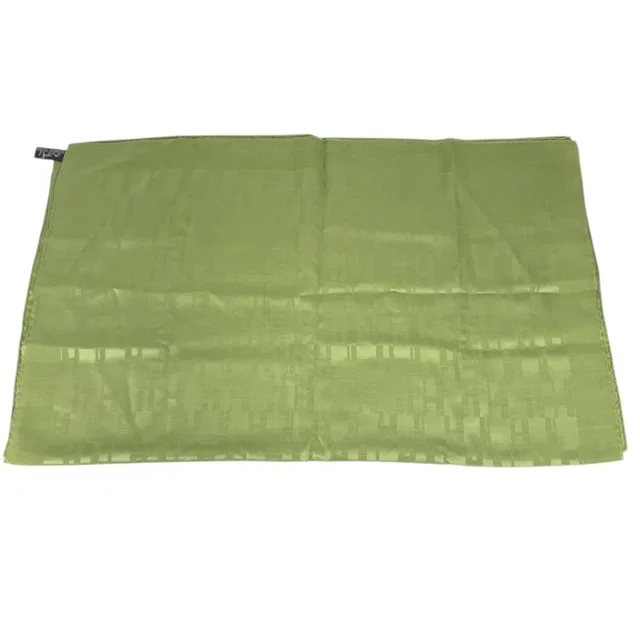Hermès Shawl H Logo Silk Green Scarf in Green Silk from The Reluxe, photo 1 of 1