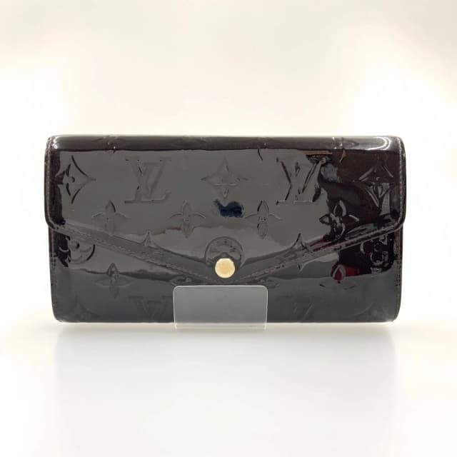 Louis Vuitton Monogram Vernis Portefeuille Sarah Bifold Wallet Purple in Purple from The Reluxe, photo 1 of 1