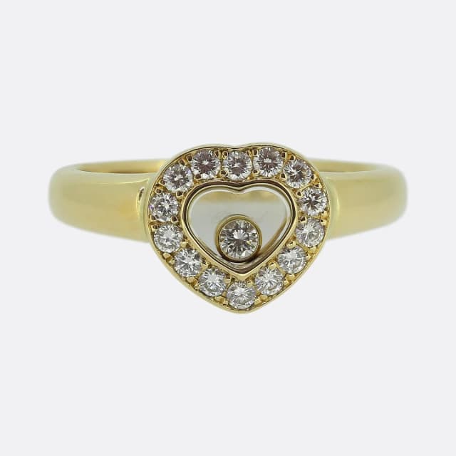 Chopard Happy Diamonds Icon Heart Ring from The Vintage Jeweller, photo 1 of 1