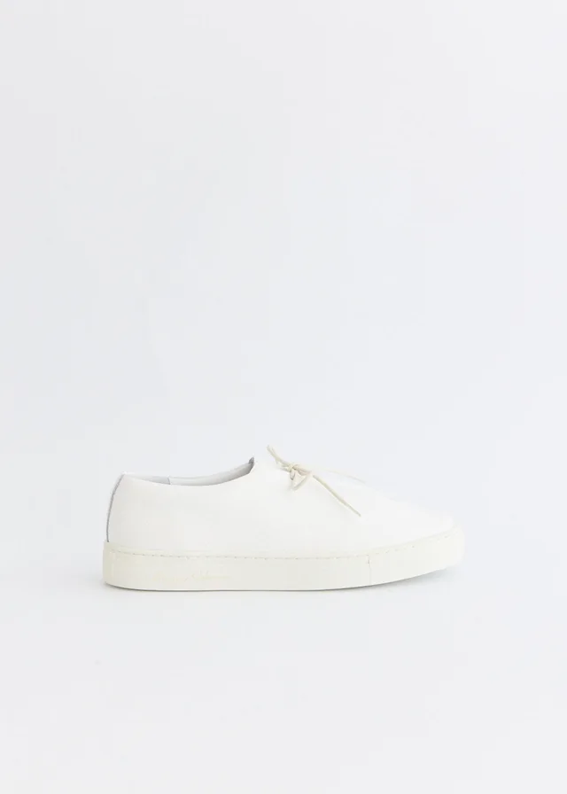 Jacques Soloviere Jim Sneakers in Grained calf White, image 1 of 1 from Incu