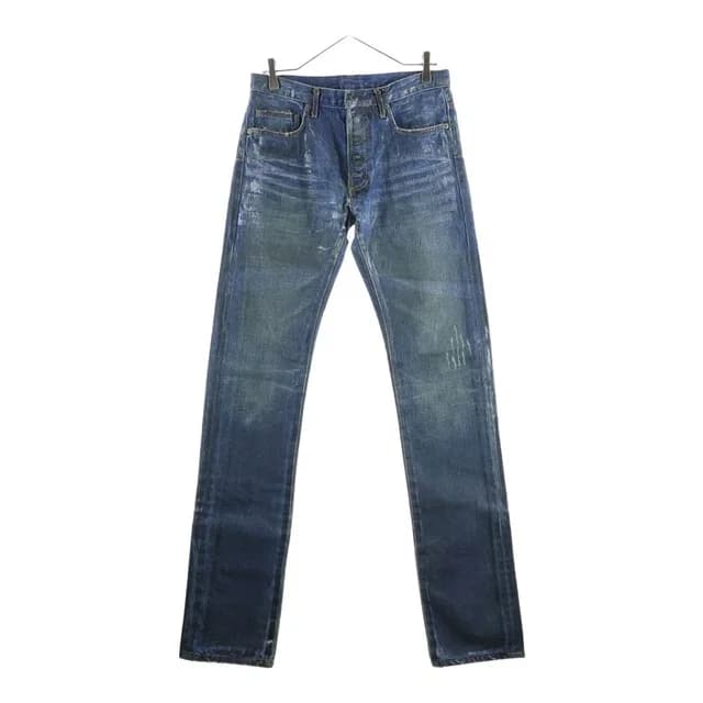 Dior Homme Luster Coating Claw Denim Pants Indigo in Denim from The Reluxe, photo 1 of 1
