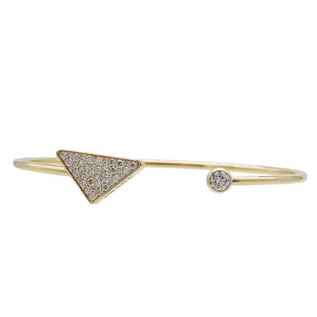 Prada Eternal Gold Bangle Yellow 18K Diamond Bracelet in Yellow from The Reluxe, photo 1 of 1